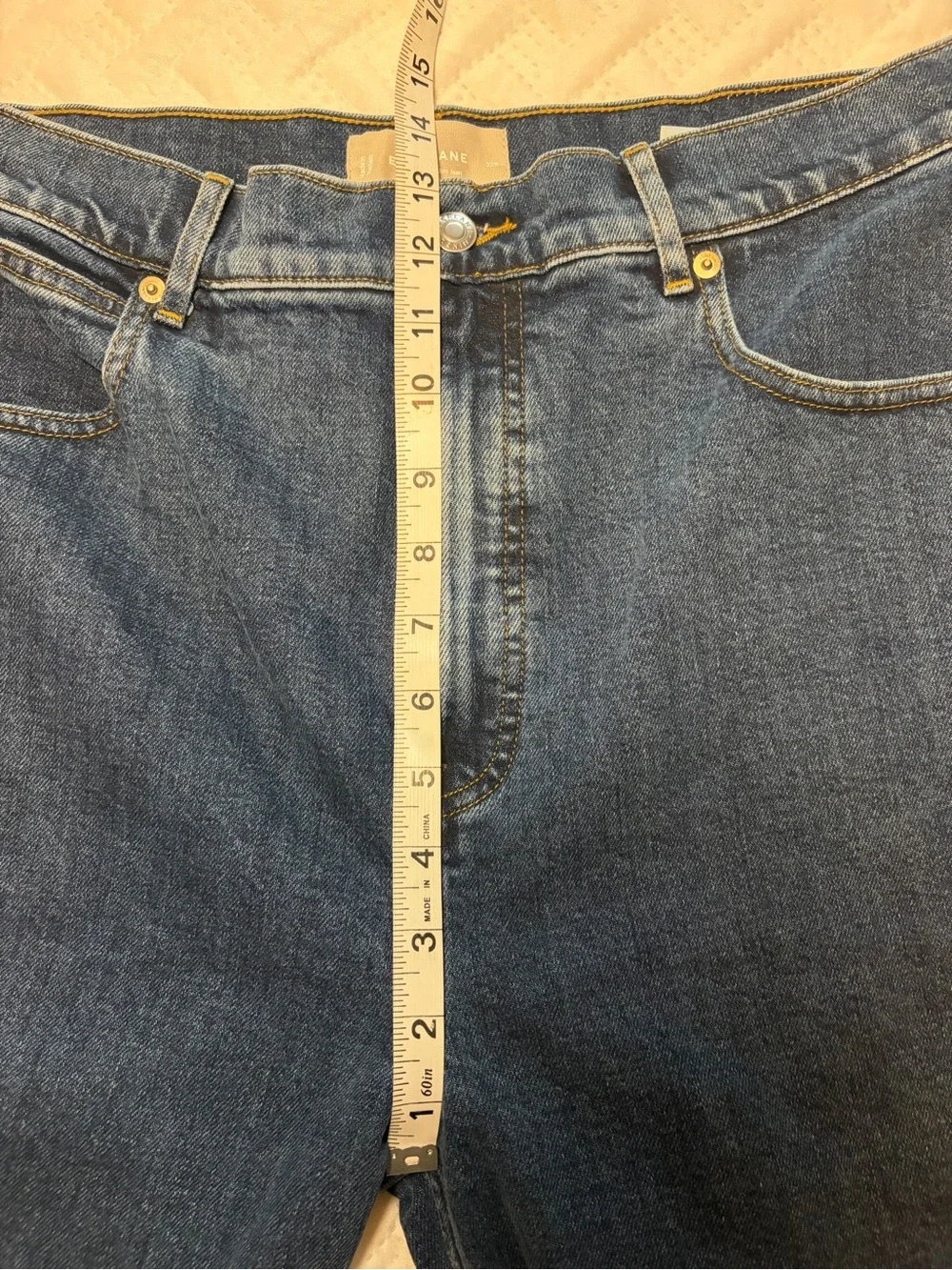 Everlane | The Way High Slim Jeans - Straight Leg - High-Rise - Medium Blue